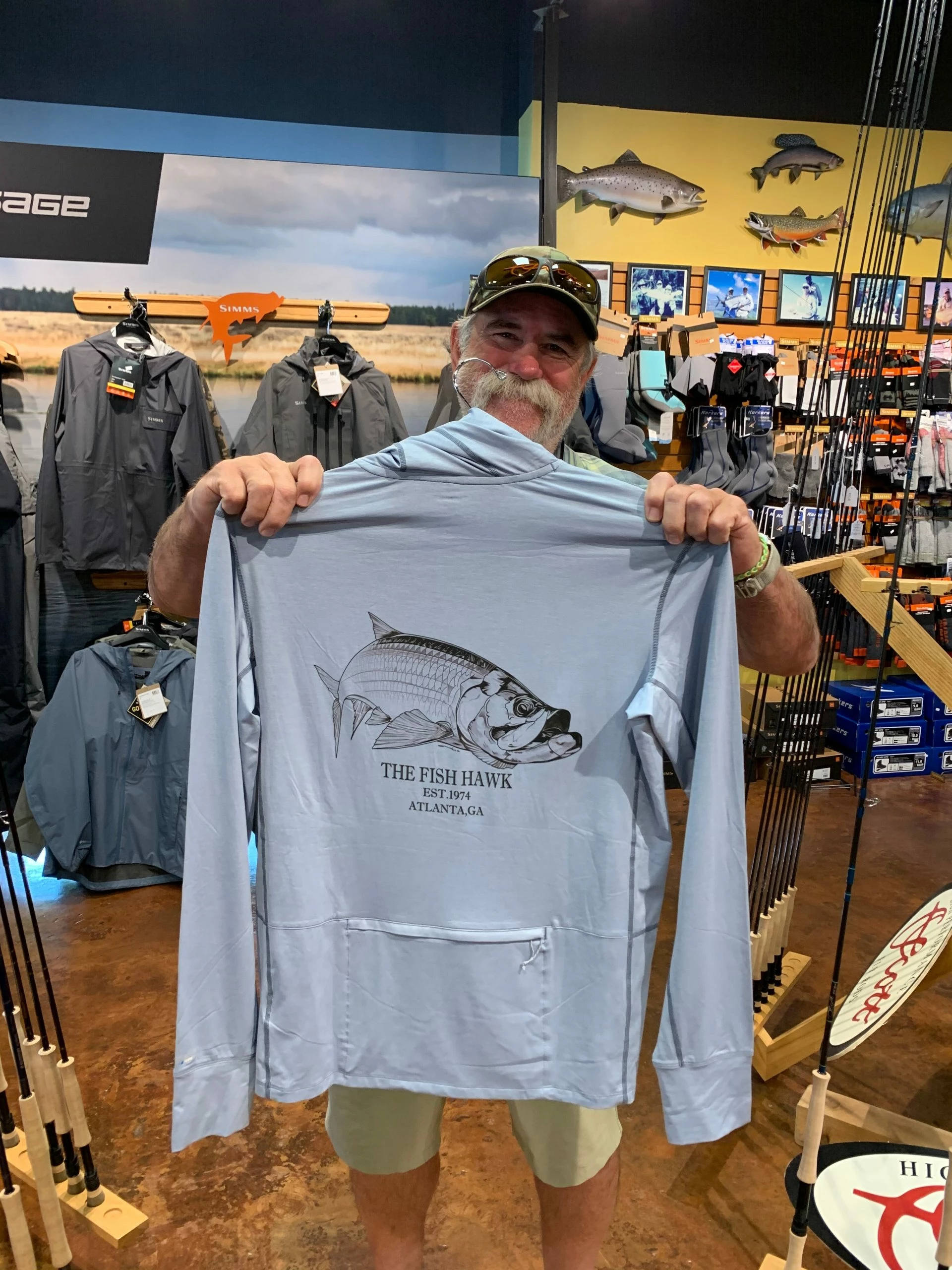 Simms SolarFlex Guide Cooling Hoody-New Tarpon Art 3 Simms SolarFlex Guide Cooling Hoody-New Tarpon Art