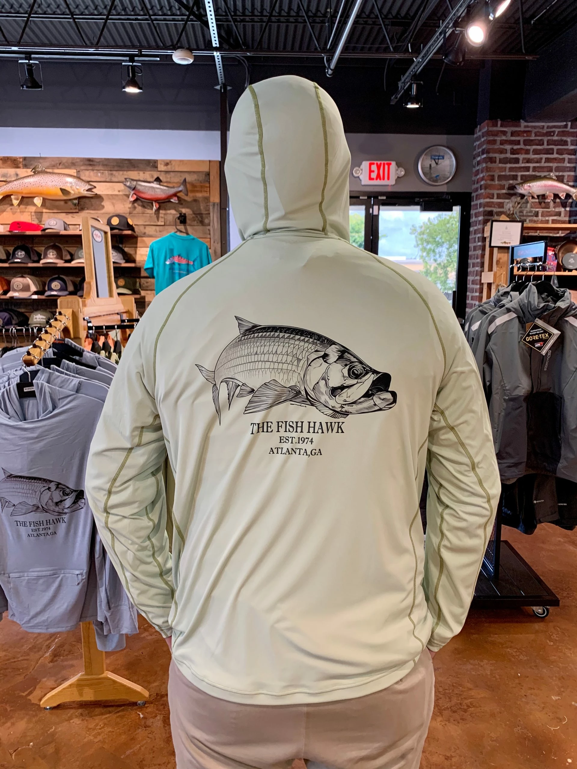 Simms LS Solar Flex Hoody- New Fish Hawk Tarpon Art 4 Simms LS Solar Flex Hoody- New Fish Hawk Tarpon Art - Image 2