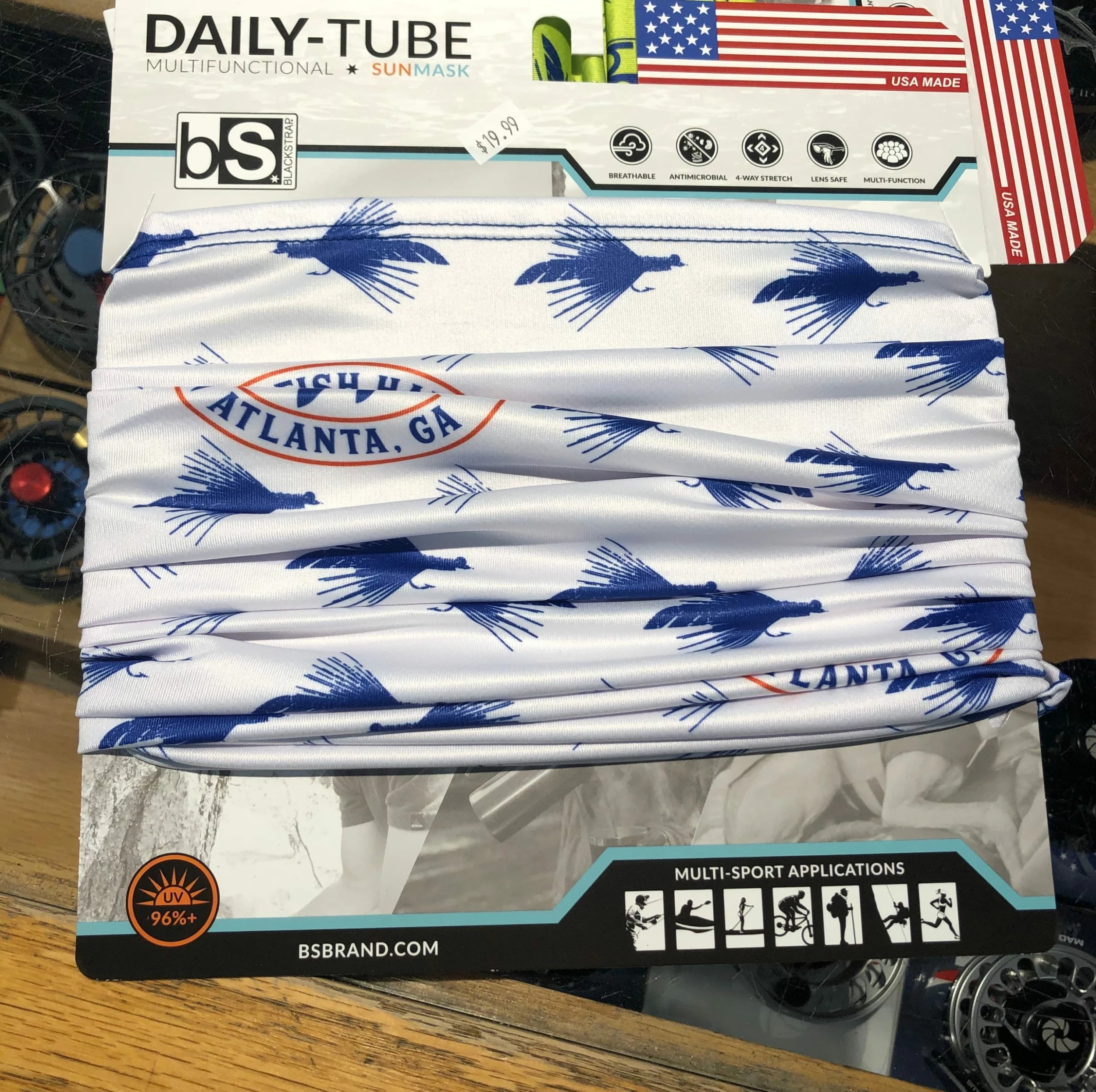 Blackstrap Fish Hawk Sunmask - Tarpon Toad Fly 5 Blackstrap Fish Hawk Sunmask - Tarpon Toad Fly - Image 3