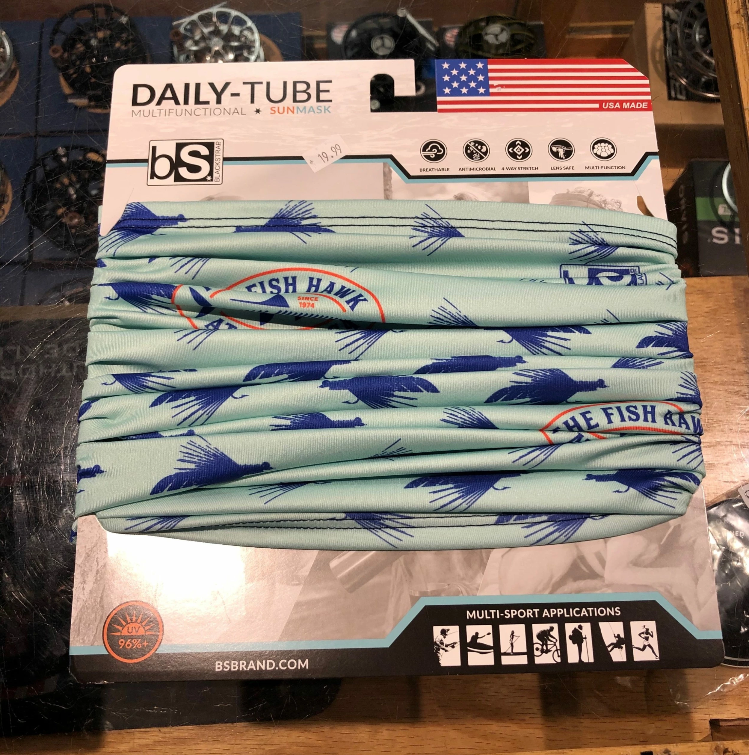 Blackstrap Fish Hawk Sunmask - Tarpon Toad Fly 7 Blackstrap Fish Hawk Sunmask - Tarpon Toad Fly - Image 5